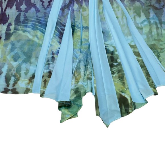 NWT Women's World Unity Light Blue & Green Tank Top - Picture 13 of 13